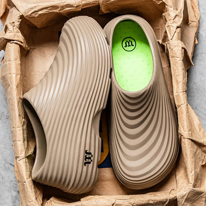 Waterproof Anti-skid Oil Proof Chef Kitchen Shoes Soft Working Footwear Without Steel Cap Clogs Garden Beach Shoes Summer