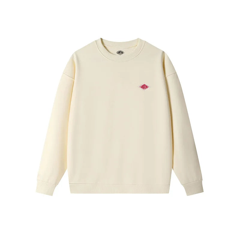 2024 Exported to Japan Spring Thin Sweatshirt Men/Women Same Embroidery Brand Cotton O-Neck Long Sleeve Loose Tracksuit Tops