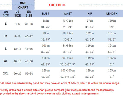 Plus Size Evening Dresses Long XUCTHHC Elegant A Line V Neck Ruffles Chiffon Formal Wedding Party Dress Robe De Soiree 2021