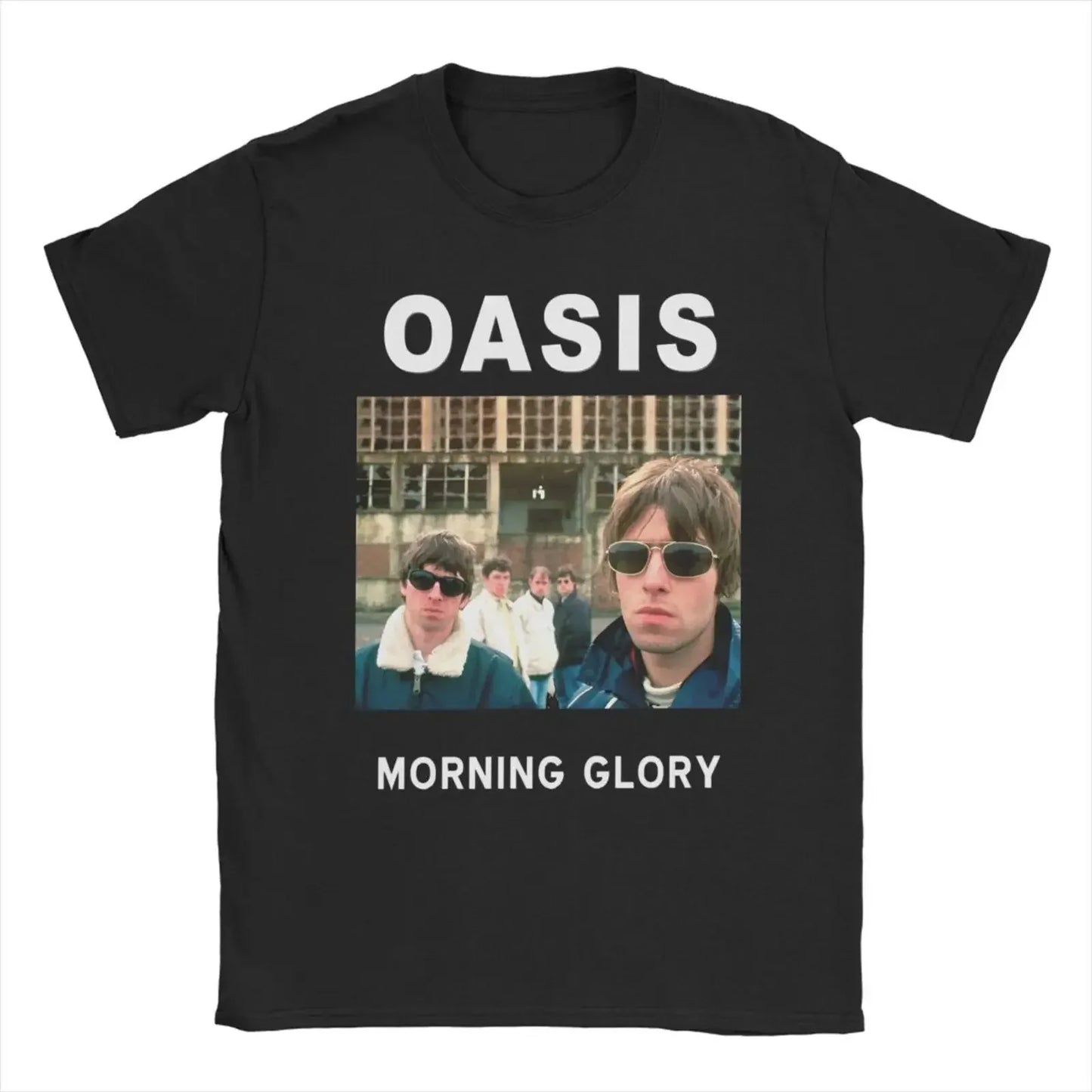 O-Oasis Rock Band T-Shirts for Men Women British Music Albums Vintage Tees Crew Neck Short Sleeve T Shirt Clothing Tops