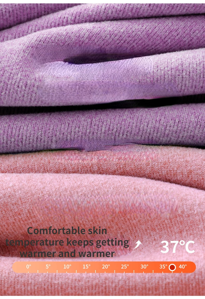 Winter Cashmere Leggings Women Solid Warm Leggings High Waist Slim Stretchy Pants Big Size Adding Velvet and Thickening Pants