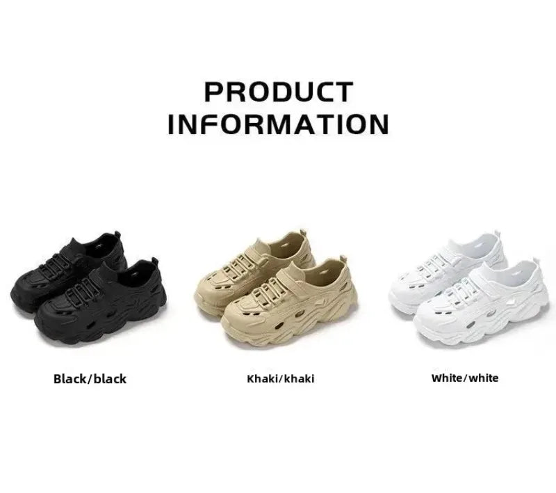 Outdoor Sports Slippers for Men and Women, Thick-Soled Eva Non-Slip Breathable Clogs, Fishing Beach Sandals for Men and Women