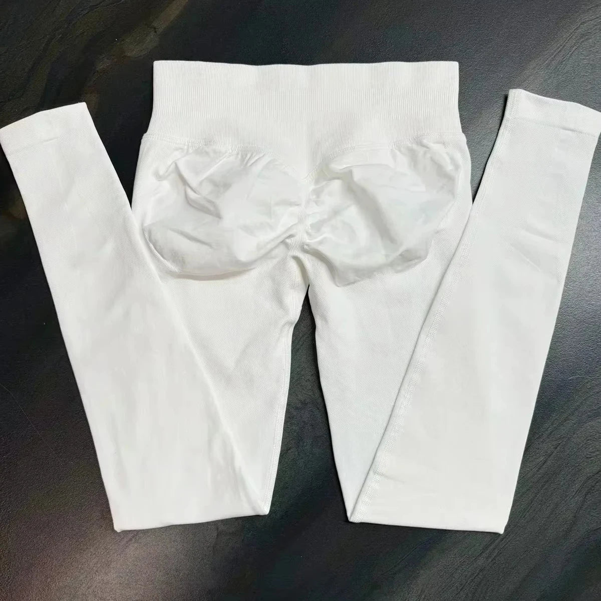 No Logo Scrunch Bum Gym Legging for Women Low Waistband Seamless Yoga Legging Workout Yoga Pants Push Up Sports Tights