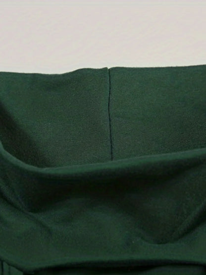 Spring Summer New European and American Solid Color Sexy Hollow Hanging Neck Tight Wrapped Hip Dress