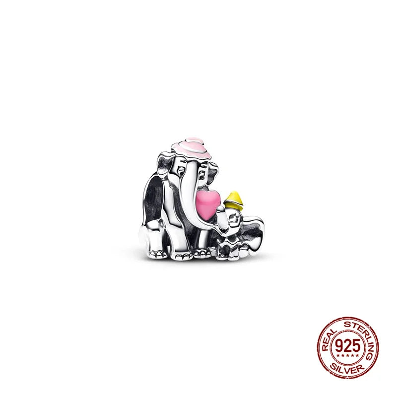 Charms 925 Silver Disney Series-Witch Charms Beads Fits 3mm Original Bracelet Necklace Womens DIY Fine Jewelry Gift Hot Sale