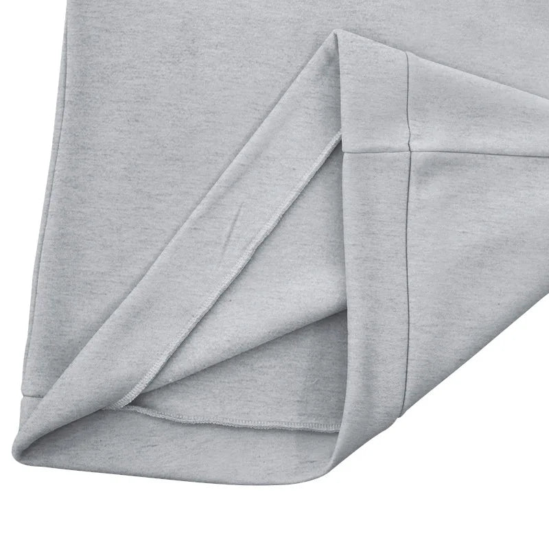 American autumn and winter heavy fleece long-sleeved men's sweater half zipper loose stand-up collar pullover men's sweater