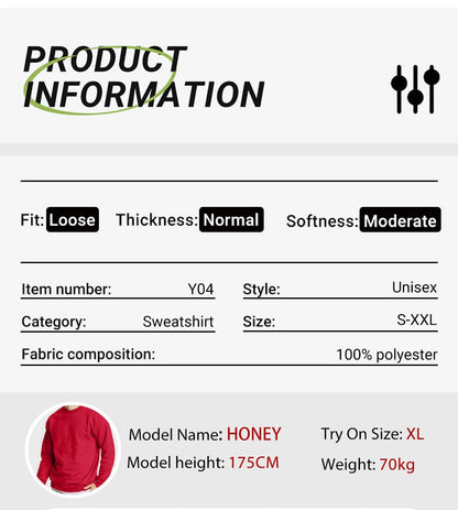 Brooklyn Nyc Letter Printed Soft Sweatshirts Street Fleece Pullovers Autumn Fashion Streetwears All-Match Crewneck Men Hoodies