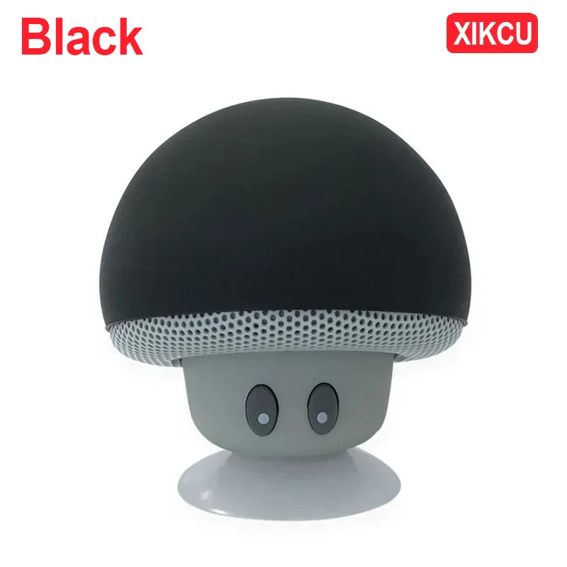XIKCU Mini Mushroom Bluetooth Speaker Creative Mini Suction Cup Portable Smart Speaker for Phones Cross-border Cartoon Gift