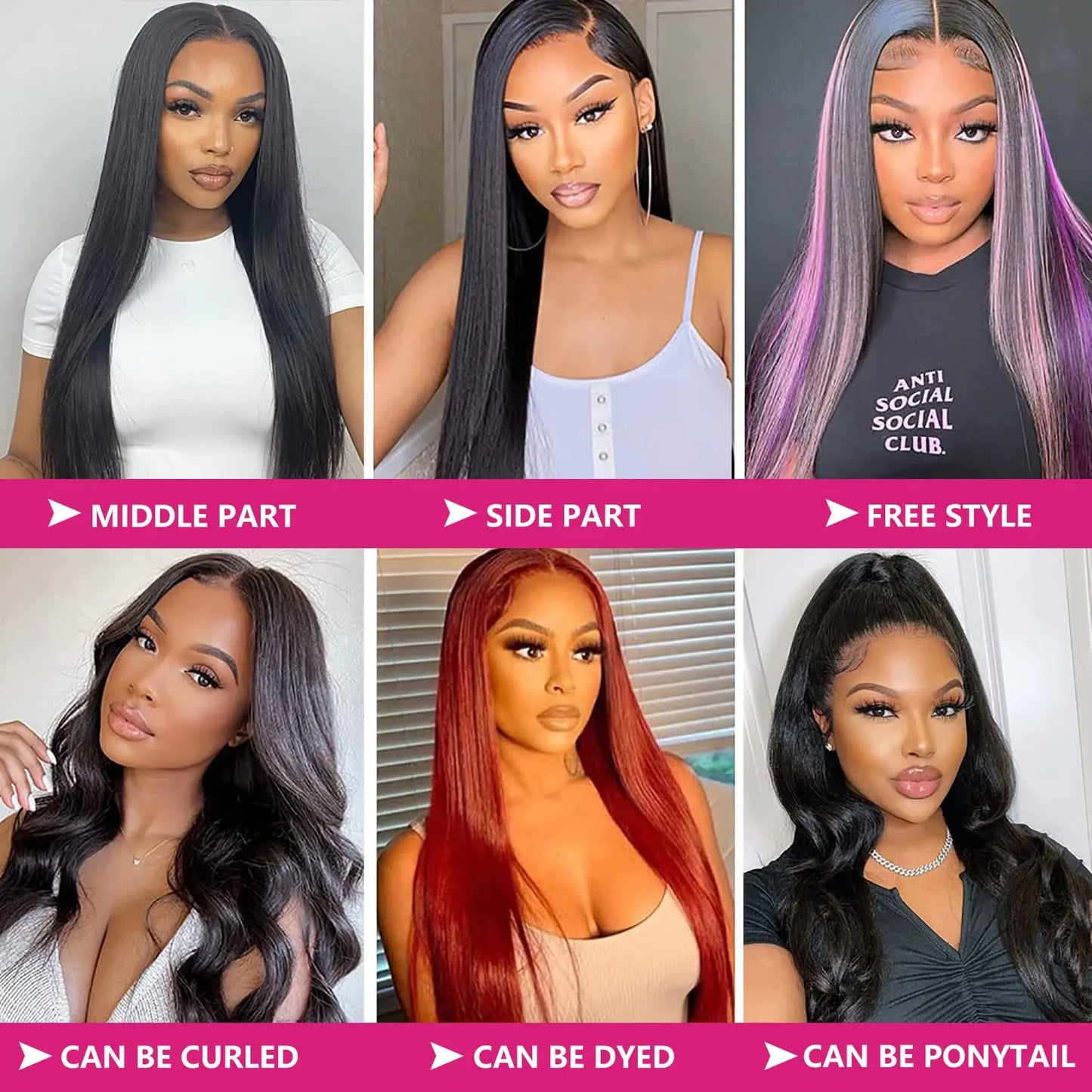 30 inch 13x4 13x6 Straight Hd Lace Frontal Wig Human Hair 180% Density Brazilian Remy Straight Wigs 100% Human Hair for Women