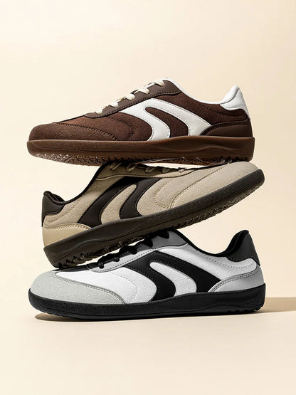 HOBIBEAR Barefoot Wide Toe Sneakers Unisex Zero Drop Minimalist Canvas Shoes Non Slip Lace Up Walking Sneaker