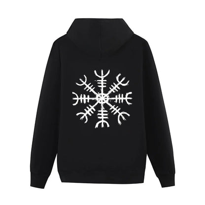 Helm of Awe Hoodie autumn new products autumn jacket men mens clothing graphic t shirts men new hooded tee