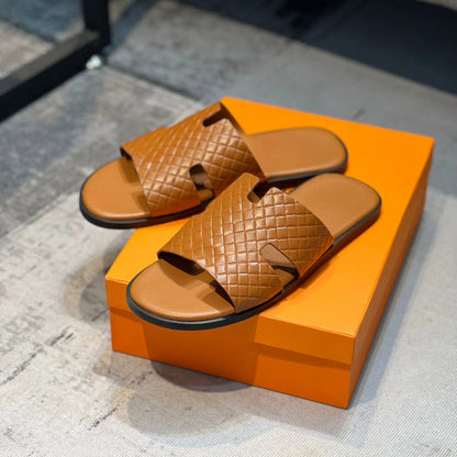 2025 Slipper Designer Mens Slides Flat Summer Sandals Sandale Shoes Ladies Classic Brand Casual Woman Outside Beach Slippers