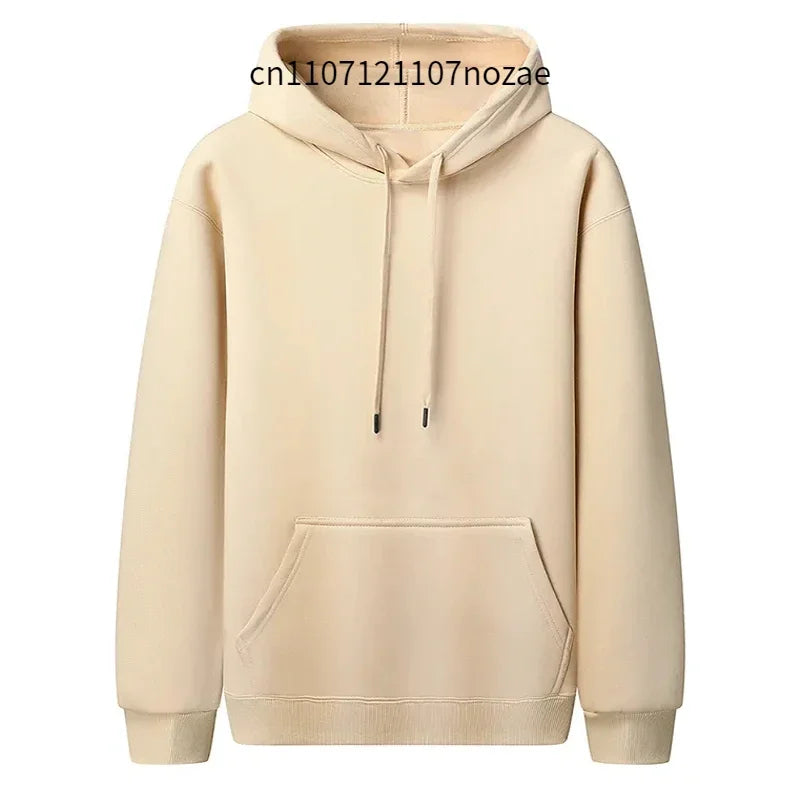 Fleece Men's Women Oversize Casual Sweatshirt Hoodies Couple Unisex Pullover Autumn Winter Loose Cotton Sport Hoody Clothing Top