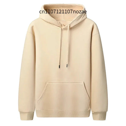 Fleece Men's Women Oversize Casual Sweatshirt Hoodies Couple Unisex Pullover Autumn Winter Loose Cotton Sport Hoody Clothing Top