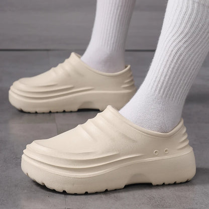 Work Shoes Waterproof, Oil-Proof, Non-Slip, Thick-Soled, Wear-Resistant, Special Soft-Soled Labor Protection Shoes for Kitchen C