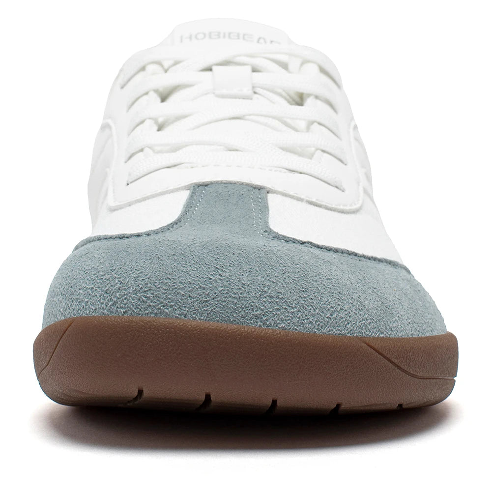 HOBIBEAR Barefoot Wide Toe Sneakers Unisex Zero Drop Minimalist Canvas Shoes Non Slip Lace Up Walking Sneaker