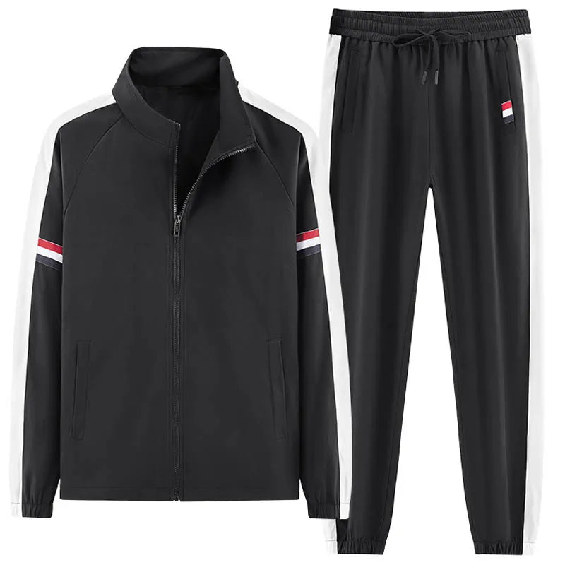 Men's Tracksuits 2 Piece Outfits Sweatsuits for Men Long Sleeve Track suits Athletic Full Zip Active Joggers Sports Running Sets