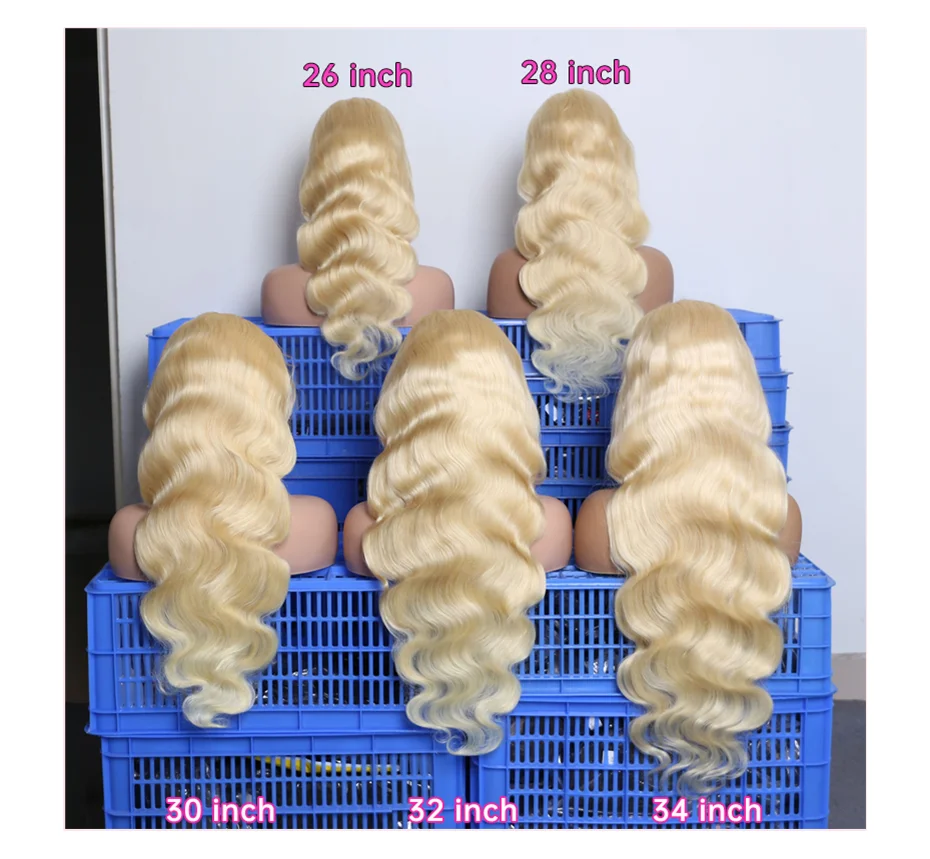 613 Hd 13x4 13x6 360 Lace Frontal Wig Lace Wig Honey Blonde Lace Front Wig Colored Human Hair Brazilian Body Wave Lace Front Wig