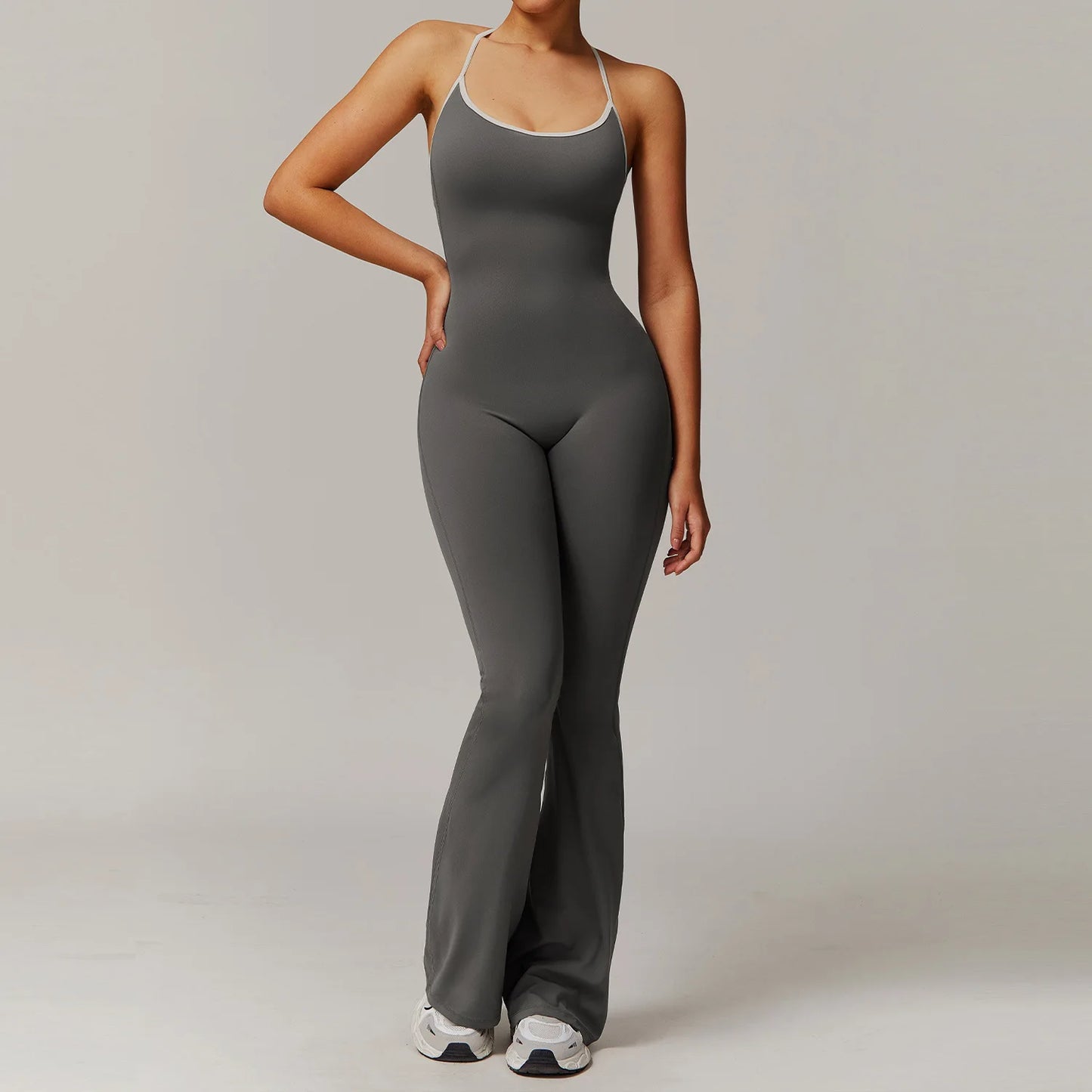 Jumpsuit Gym Set Yoga Suit Back Cross Sportswear Women Sports Jumpsuit Fitness Rompers Workout Bodysuits One-piece Yoga Jumpsuit