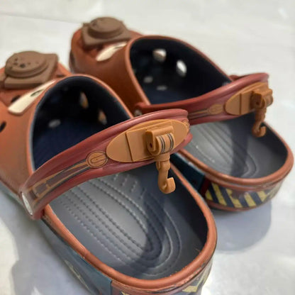 Adult Cartoon Mater Slippers Cars Shoes Outdoor Sandals Cute Figurine Anime Trailer Character Cave Shoes Sandals Eva Shoes Gift