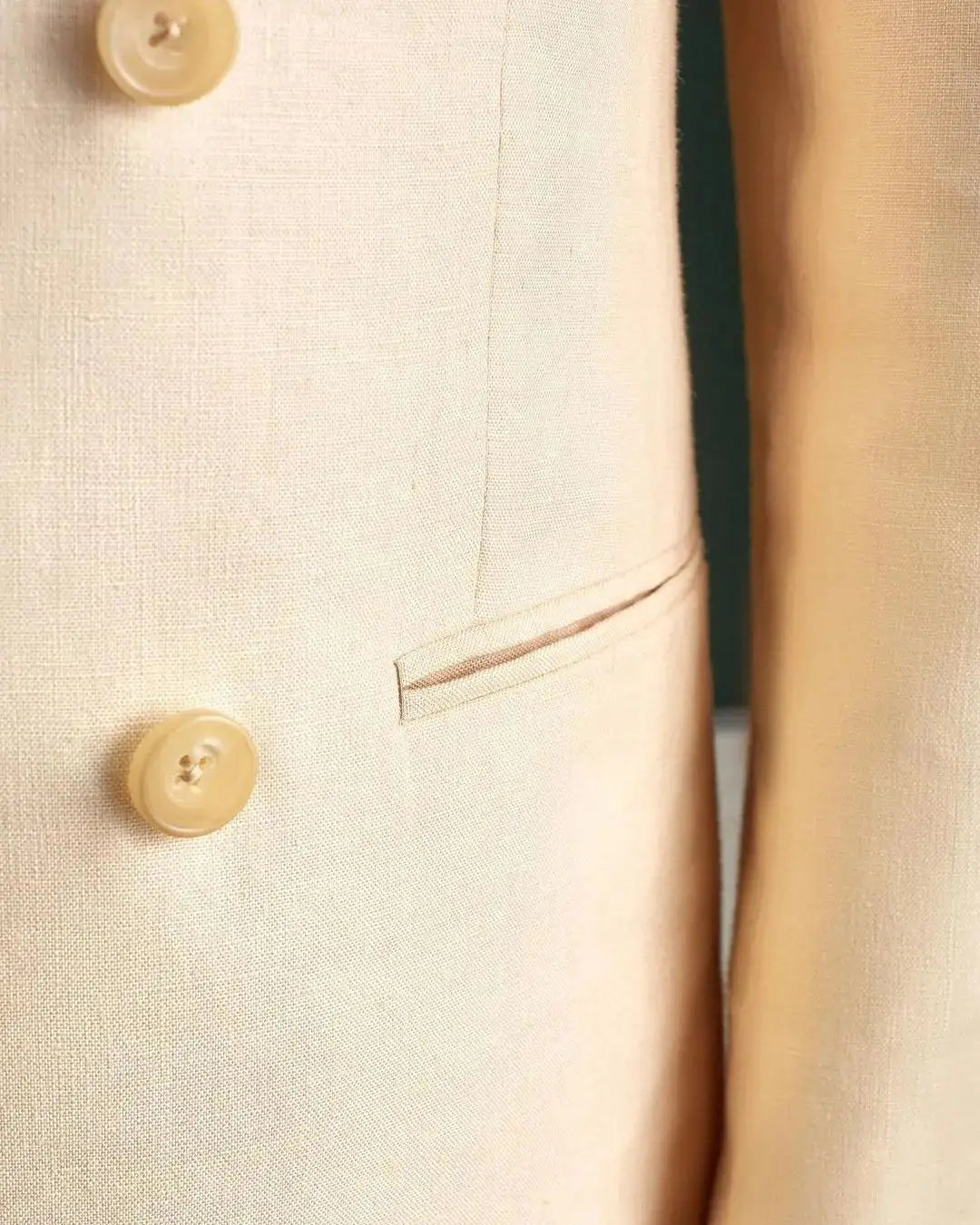 Men's Business Formal Blazer Cream White Coat Slim Fitted Wedding Tuxedos Suits Leisure Wear Customized 1 Piece