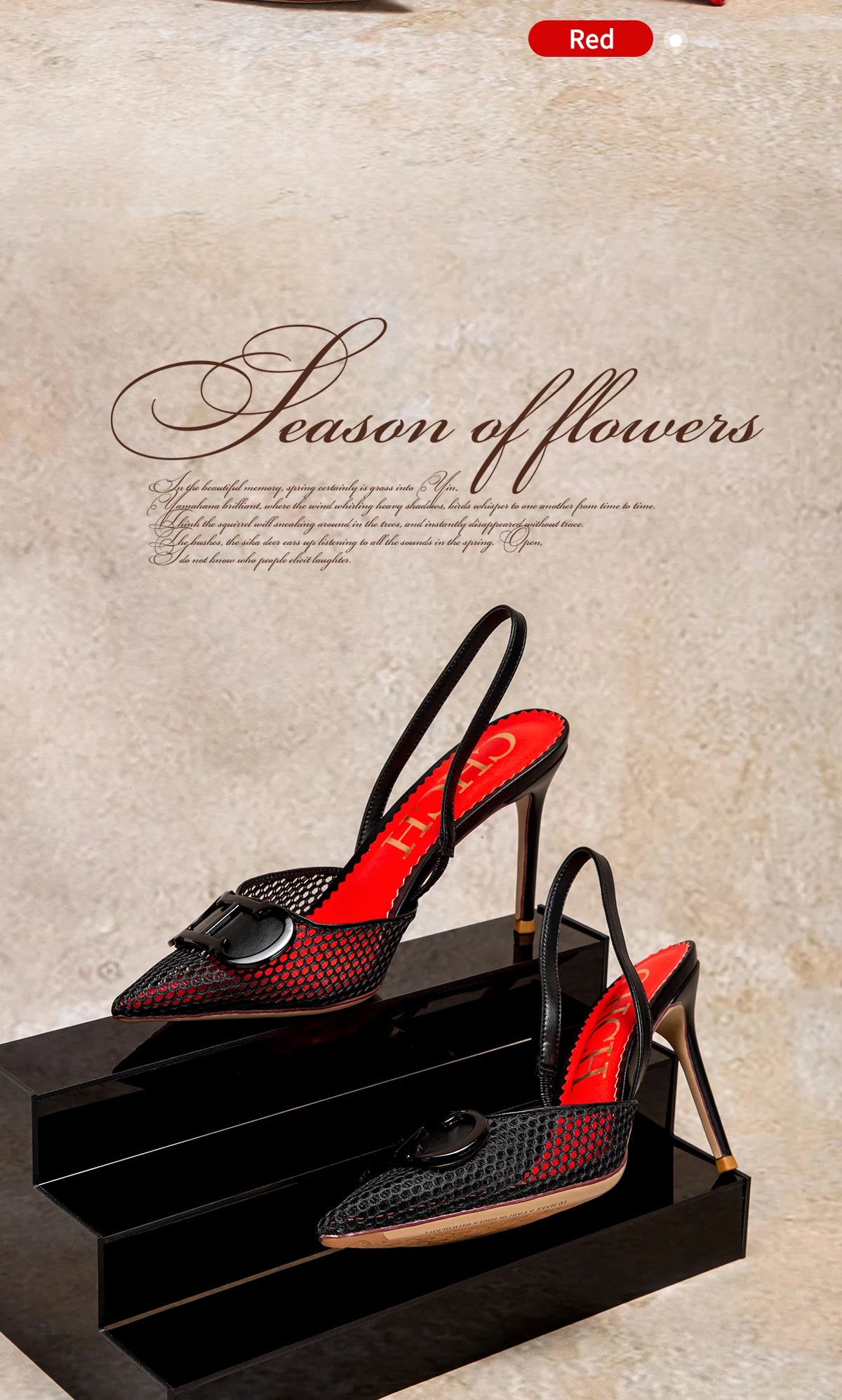 Women's Shoes 2025 Summer Sandals Breathable Mesh Heels Red Luxury Brand Girls Shoes Woman