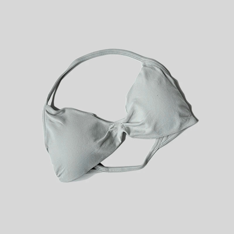 Women Halter Sports Bra Push Up Strappy Sexy Open Back Gym Crop Top Padded Seamless Workout Yoga Tank Tops