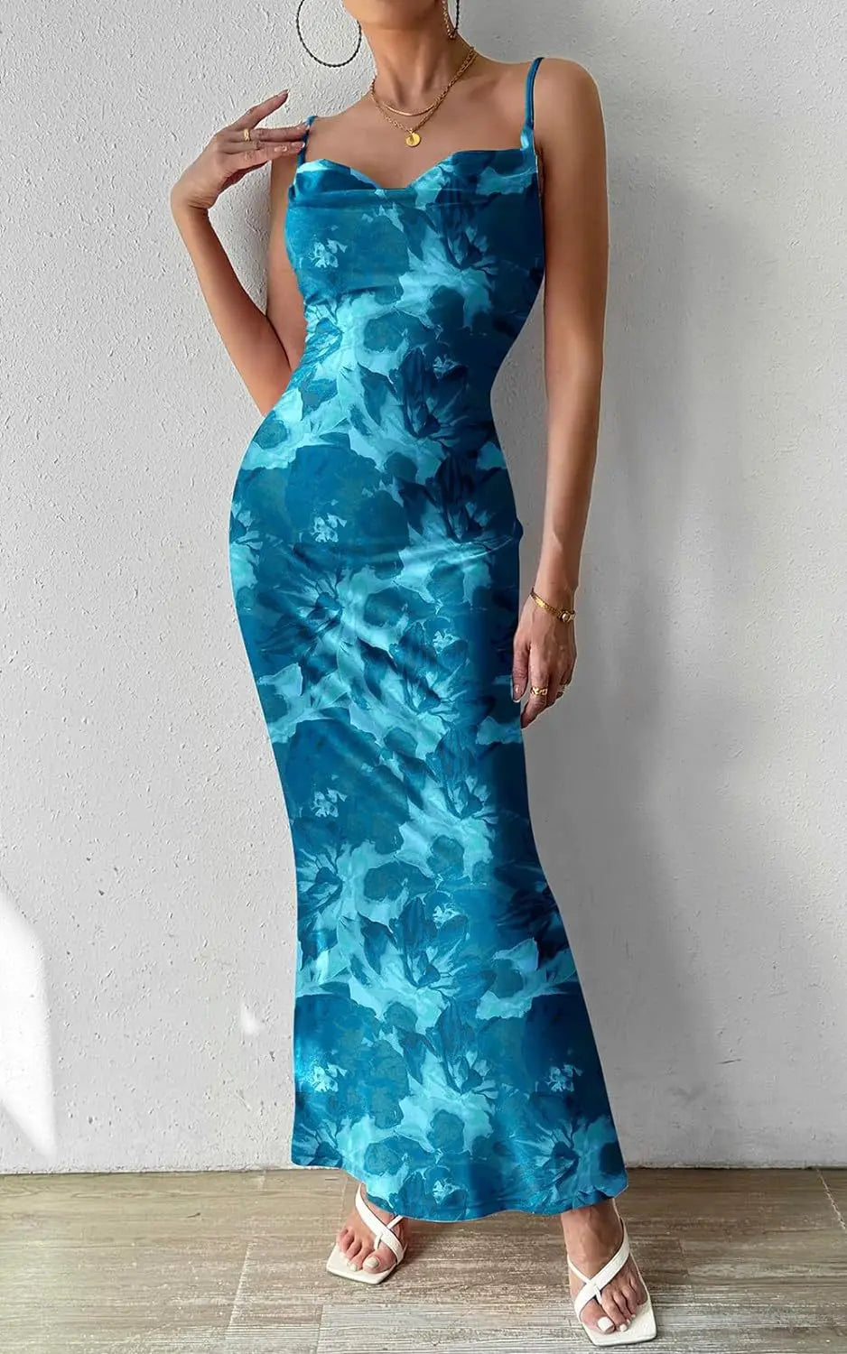 Women's Dresses Blue Jean Print Sleeveless Strapless Midi Bodycon Maxi Dress 2024 Sexy Vestidos Club Party Evening Sundress