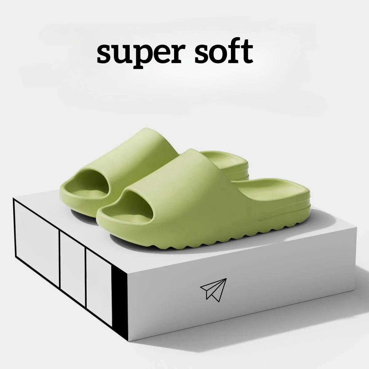 Brand High Quality Super Soft EVA Sole Summer Slippers for Men Bathroom Slippers Home Slides Couple Beach Sandals Male Slipper