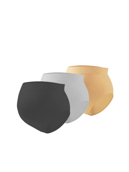 3 pcs New Breathable And Comfortable High Waisted Underwear For Seamless And Tight Fitting Pregnant Women