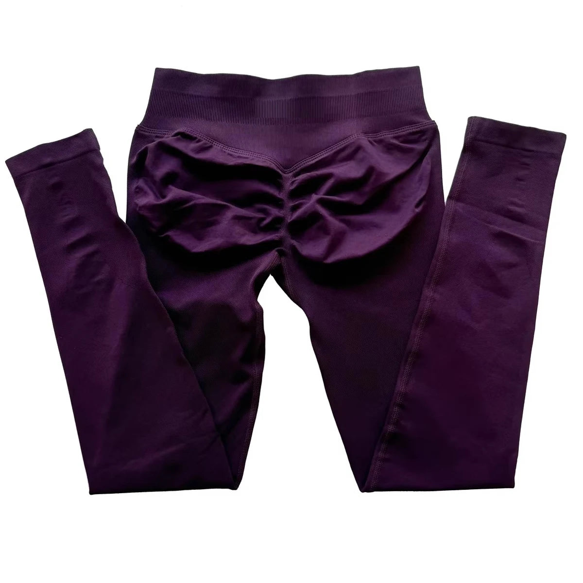 No Logo Scrunch Bum Gym Legging for Women Low Waistband Seamless Yoga Legging Workout Yoga Pants Push Up Sports Tights