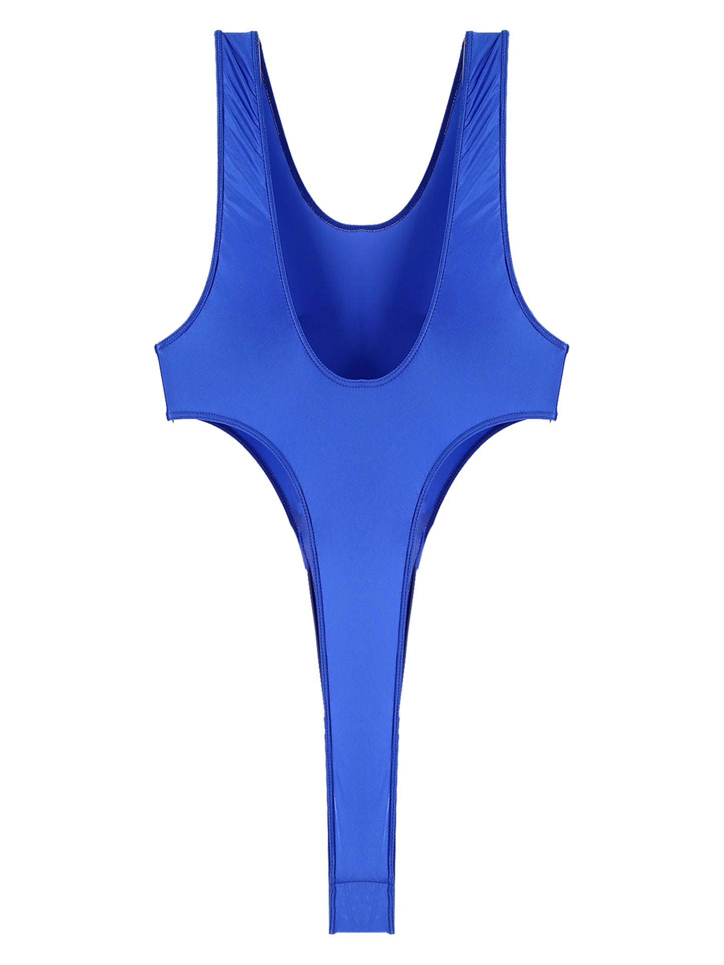 Womens Swimsuit 2022 New Glossy One-piece Swimming Bathing Suit Backless High Cut Bodysuit Sportwear Beachwear Swimwear