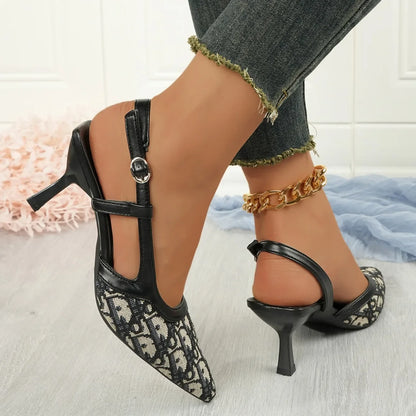 Luxury High-quality Women's Sandals Casual Fashion Brand High Heels Comfortable and Elegant 2025 Summer High Heels Women's Shoes