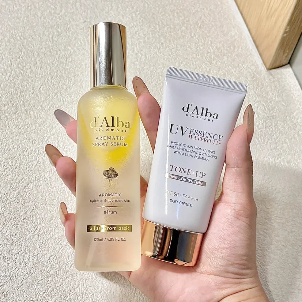 D'Alba White Truffle Initial Mist Facial Moisturizer White Truffle Aromatic Spray Serum PA++++ SPF50+ Light Sunscreen Skin Care