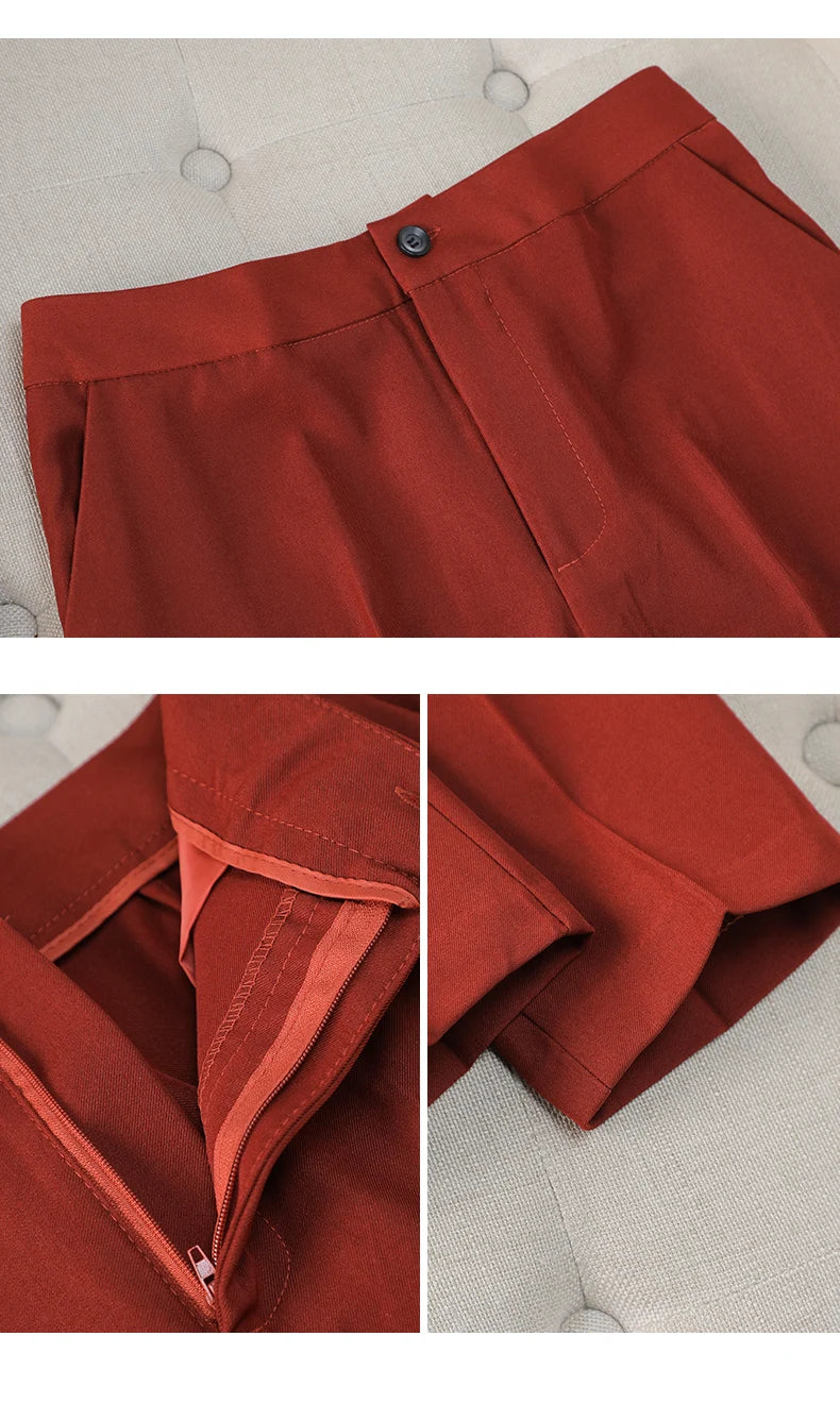 Autumn Winter Women Pant Suit Office Ladies Female Business Work Wear 2 Piece Set Formal Blazer Jacket And Trouser