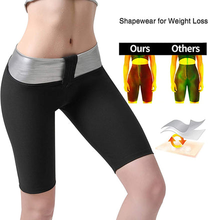 Body Shaper Pants Sauna Shapers Hot Sweat Sauna Effect Slimming Pants Fitness Short Shapewear Workout Gym Leggings Fitness Pants