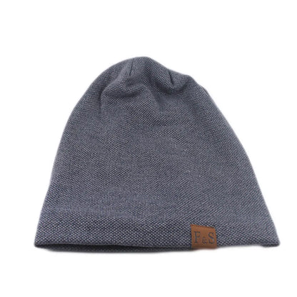 Fashion Bonnet Hat For Men And Women Autumn Knitted Solid Color Skullies Beanies Spring Casual Soft Turban Hats Hip Hop Beanie