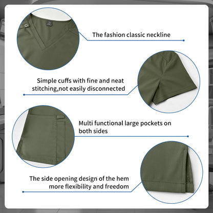 Pet Grooming Institution Room Scrubs Uniform Women Surgery Workwear Beauty Salon Work Clothes Nursing Scrub Medical Suits Unisex