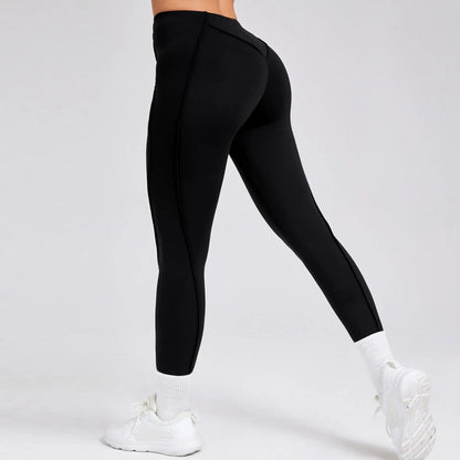 Gym Yoga Pants Hips Lifting Women Workout Leggings For Fitness High Waist Long Pants Women Hip Push Up Tights Women Clothing