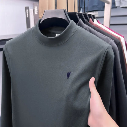 Xiaoma logo solid color simple hoodie men's top t-shirt windproof, warm, loose and comfortable