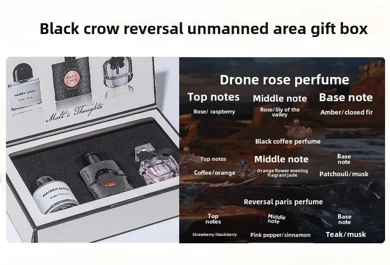 3*30ML Set of Floral Scented Perfume for Women Men Scent Lasting Fragrance Pheromone Eau De Parfum High Quality Gift Box