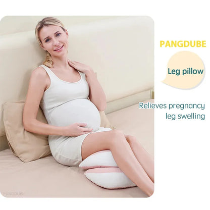 PANGDUBE Pregnancy Pillow with 1pc Free An Auxiliary Pillow Cotton Waist Support Pillow for Pregnant Women Sleeping Body Pillow