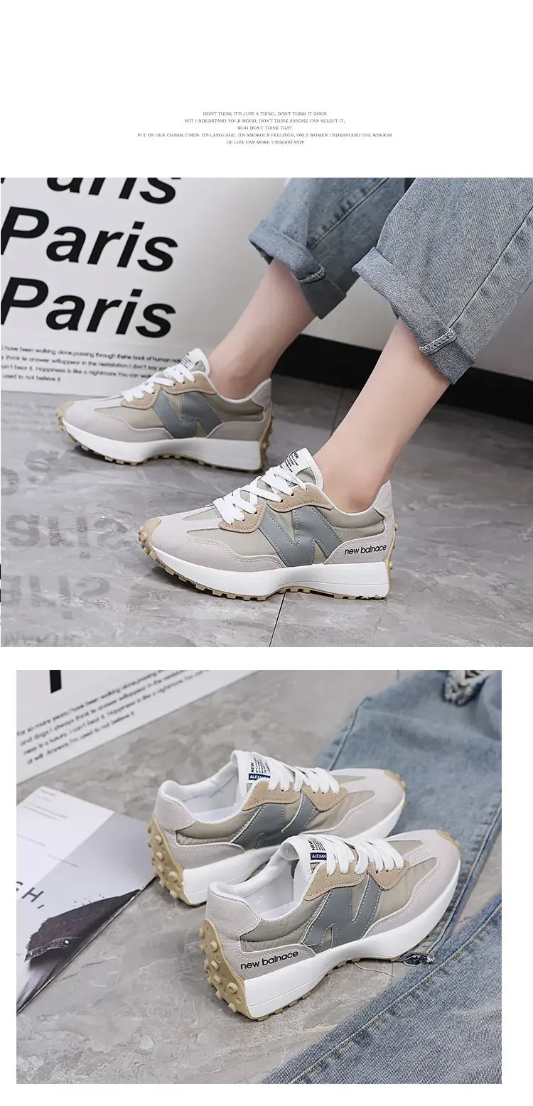 Women Casual Shoes Fashion Breathable Walking Flat Shoes Sneakers Women 2025 & 2026 Gym Vulcanized Shoes White Female Footwear
