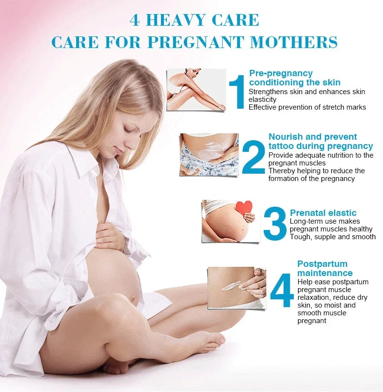 Snail Removes Stretch Mark Cream To Remove Postpartum Obesity Pregnant Women Repair Anti-Aging Anti-Winkles Firming Body Cream