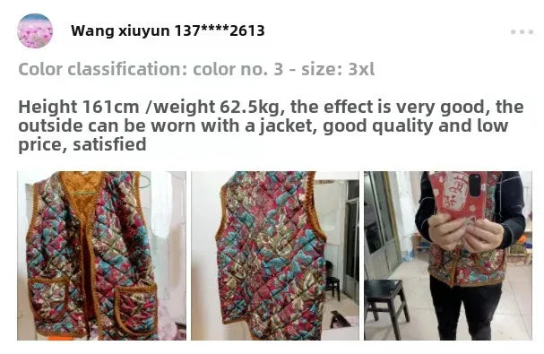 Fashionable Integrated Women's Vest Double Layer Flocking Vest Autumn/Winter Style Jacket Crew Neck Design For All Seasons