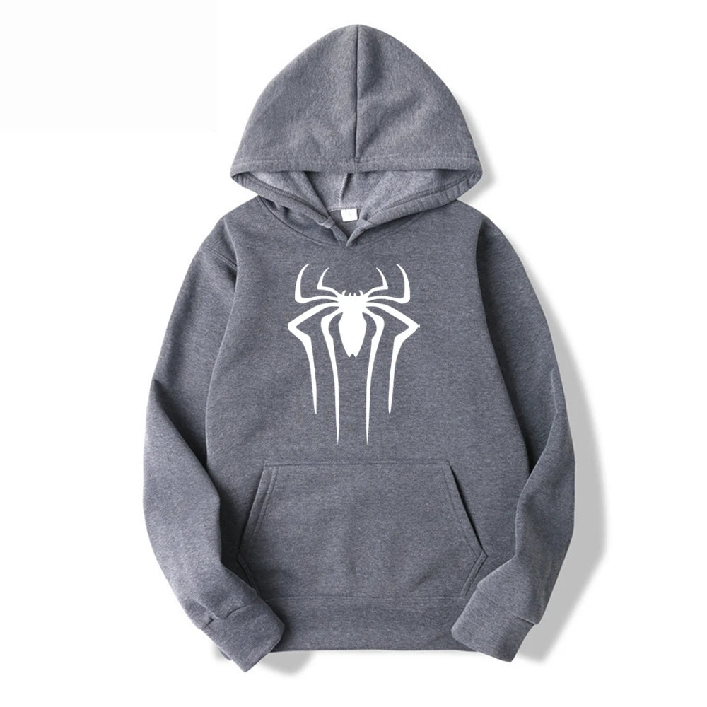Fashion brand men's hoodie casual hoodie sportswear men's/women's top printed spider hoodie
