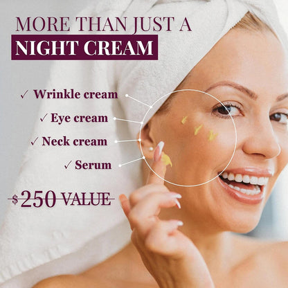 AHA+BHA+PHA Pore Care Liquid Skin Booster Serum And Polypeptide Tightening Anti-Wrinkle Cream  Deep Wrinkle Repair Night Cream