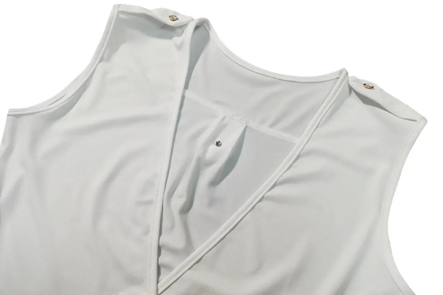 Business Formal Jumpsuit Work Wear Women Romper Elegant Long Deep V Neck Sleeveless High Waist Wrap Jumpsuits Fashion Streetwear