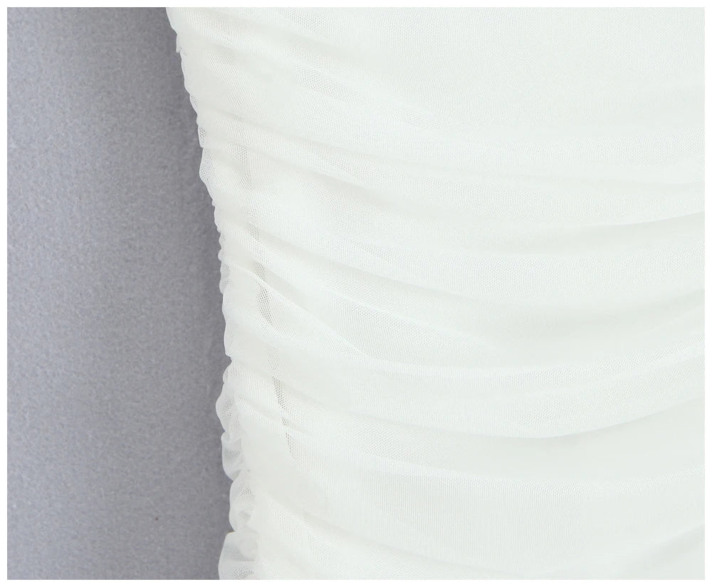 Womens Dress Mesh Ruched Slim Fit Long Spaghetti Strap Elegant Dress Must Have For Elegant Parties And Evening Banquets