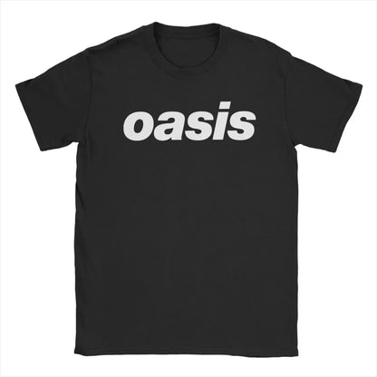 O-Oasis Rock Band T-Shirts for Men Women British Music Albums Vintage Tees Crew Neck Short Sleeve T Shirt Clothing Tops